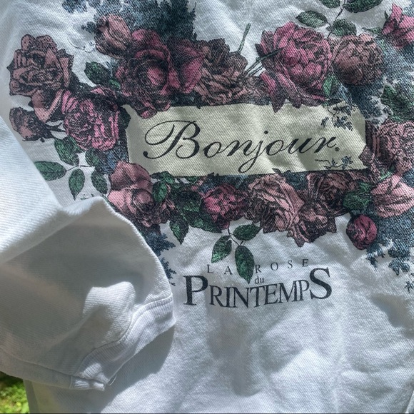 Vintage 80s Bonjour International Sweatshirt - Picture 3 of 7